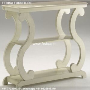 Wood Console Table With Shelves Behind Sofa Table With Stools Garden Console Table