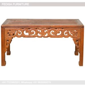 3ft Console Table Vintage Sofa Table Ultra Slim Console Table