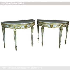 Echelon Console Table White Entrance Table Small Entry Table With Drawers