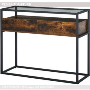 Glass And Brass Console Table Console Table With Storage Baskets Westerleigh Console Table