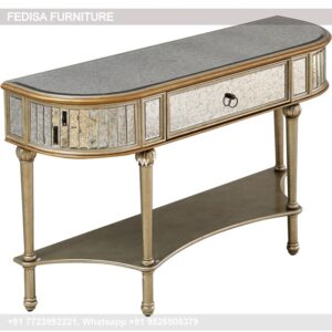 Transparent Console Table Tv Table Unit Raw Wood Console Table