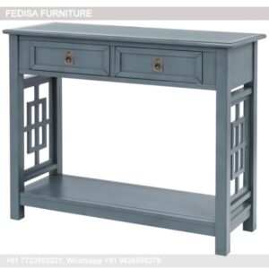 100 Inch Console Table Foldable Sofa Table Pin Leg Console Table