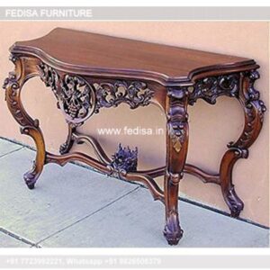 Burl Console Vintage Sofa Table Ultra Slim Console Table