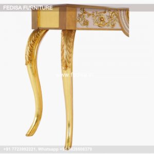 Farm Console Table Brass And Glass Console Table White Gold Console Table