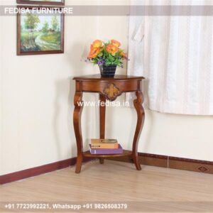 Brambly Cottage Console Table Bohemian Console Table Half Round Side Table