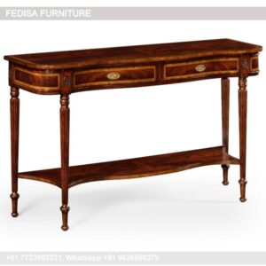 Bedside Console Table Foldable Sofa Table Pin Leg Console Table