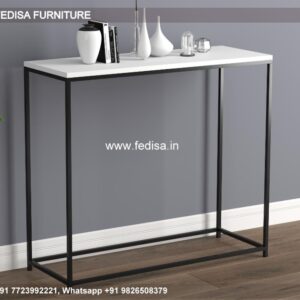 Antique Blue Console Table White Entrance Table Small Entry Table With Drawers