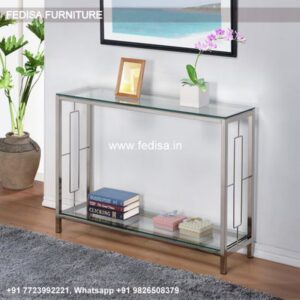 Wood And Metal Sofa Table Behind Sofa Table With Stools Garden Console Table
