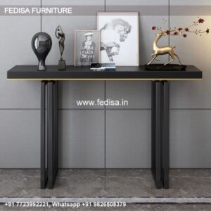 Small Thin Console Table Bohemian Console Table Half Round Side Table