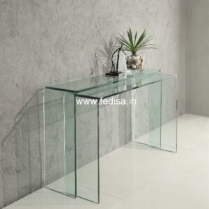 Weathered Console Table Bohemian Console Table Half Round Side Table