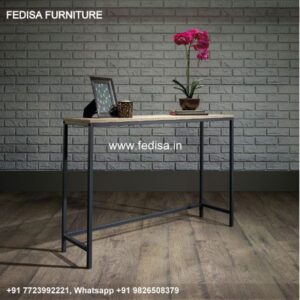 Scala Console Table Foldable Sofa Table Pin Leg Console Table