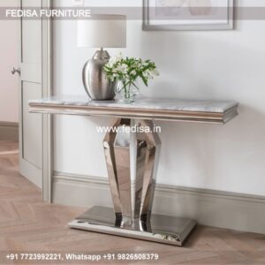 Wrought Iron Hall Table Skirted Console Table Espresso Sofa Table