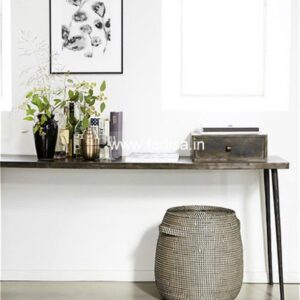 Door Entrance Table Console Table With Storage Baskets Westerleigh Console Table