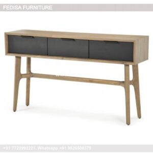 Sofa Table Cabinet Two Drawer Console Table Crystal Mirrored Console Table