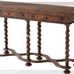 Modern Glass Console Table Tv Table Unit Raw Wood Console Table