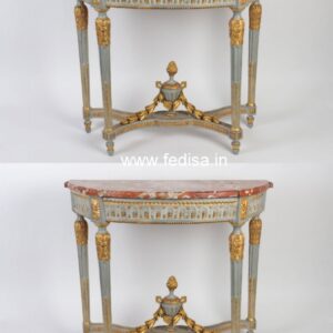 Wood And Gold Console Table Foldable Sofa Table Pin Leg Console Table