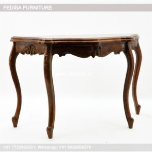 Plant Console Table Tv Table Unit Raw Wood Console Table