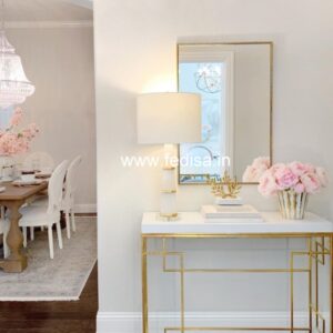 Heston Console Table Vintage Sofa Table Ultra Slim Console Table