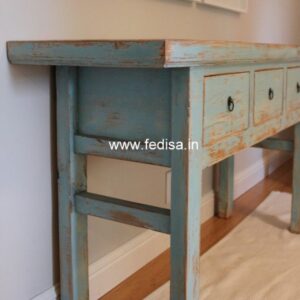 White Glass Console Table Vintage Sofa Table Ultra Slim Console Table