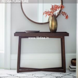 Threshold Console Table Tv Table Unit Raw Wood Console Table