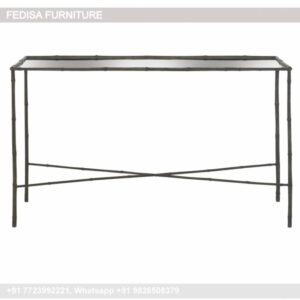 Console Table In Front Of Window Fabindia Console Table Half Moon Mirrored Console Table