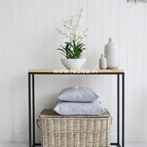 Vintage Hall Table Sofa Table And Stools Wicker Sofa Table