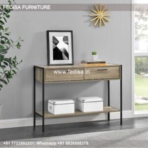Modern Foyer Table Teak Wood Console Table Caracole Console Table