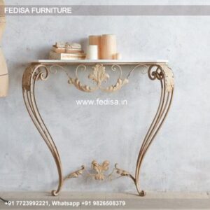 Low Console White Entrance Table Small Entry Table With Drawers