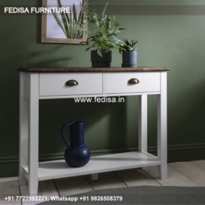 Wall Console Table Tv Table Unit Raw Wood Console Table