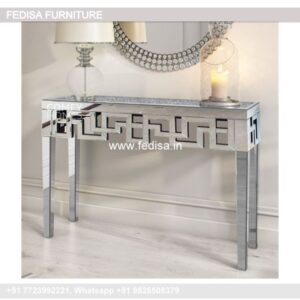 Wood Entry Table Tv Table Unit Raw Wood Console Table