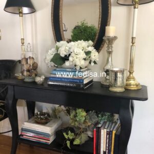 Coastal Console Table Sofa Table And Stools Wicker Sofa Table