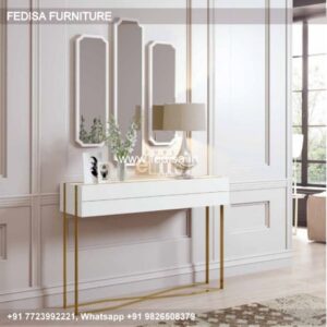 60 Inch Console Table White Entrance Table Small Entry Table With Drawers