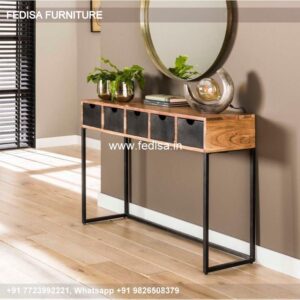 Over Sofa Table Two Drawer Console Table Crystal Mirrored Console Table