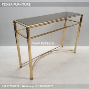 Bone Inlay Console Table Vintage Sofa Table Ultra Slim Console Table