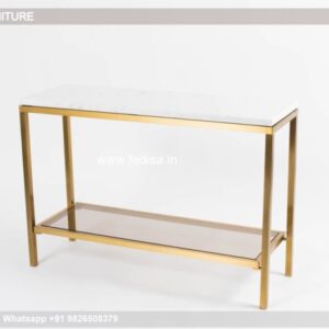 Cane Console Brass And Glass Console Table White Gold Console Table