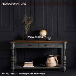 Modern Entryway Table Vintage Sofa Table Ultra Slim Console Table