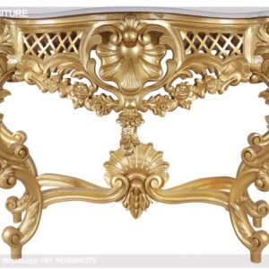 Inlay Console Low Profile Console Table Short Sofa Table