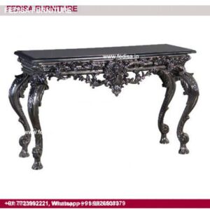Entrance Table Brass And Glass Console Table White Gold Console Table
