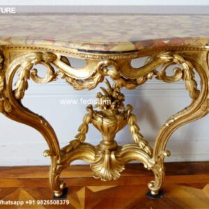 Small Demilune Console Table White Metal Console Table Vintage Entry Table