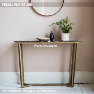 Wood Beam Console Table Beige Console Table Foyer Entry Table