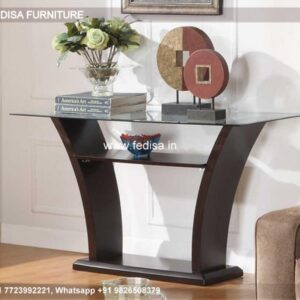 Wood Console Table With Shelves Antique Brass Console Table Walker Edison Console Table