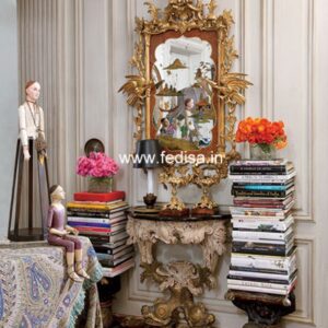 Campaign Console Table 155 Inch Sofa Table White Foyer Table