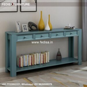 48 Inch High Console Table Dark Console Table Heston Console Table