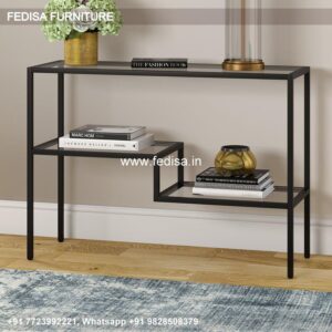 Console And End Table Sets Chunky Console Table Shagreen Console