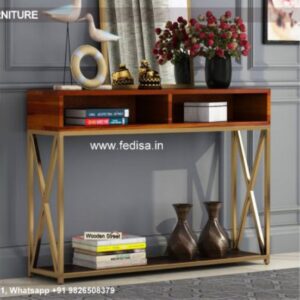 Howardwick Console Table Grasscloth Console Dark Blue Console Table