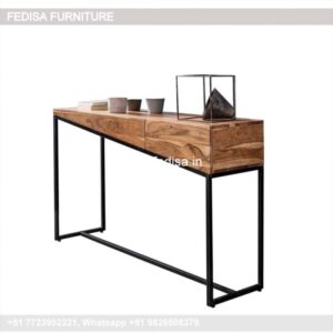 Magnolia Manor Console Table Chunky Console Table Shagreen Console