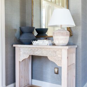 White Washed Wood Console Table Dark Console Table Heston Console Table