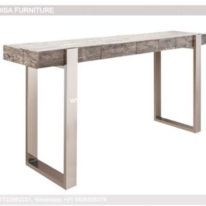 Furniture Of America Console Table White Metal Console Table Vintage Entry Table