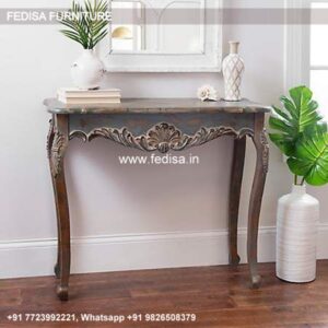 Powell Sadie Long Console Low Profile Console Table Short Sofa Table