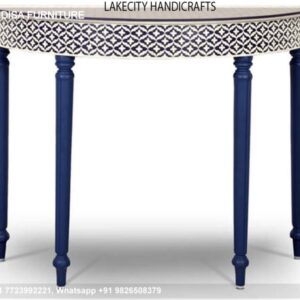 Antique Blue Console Table 131 Inch Sofa Table White Foyer Table